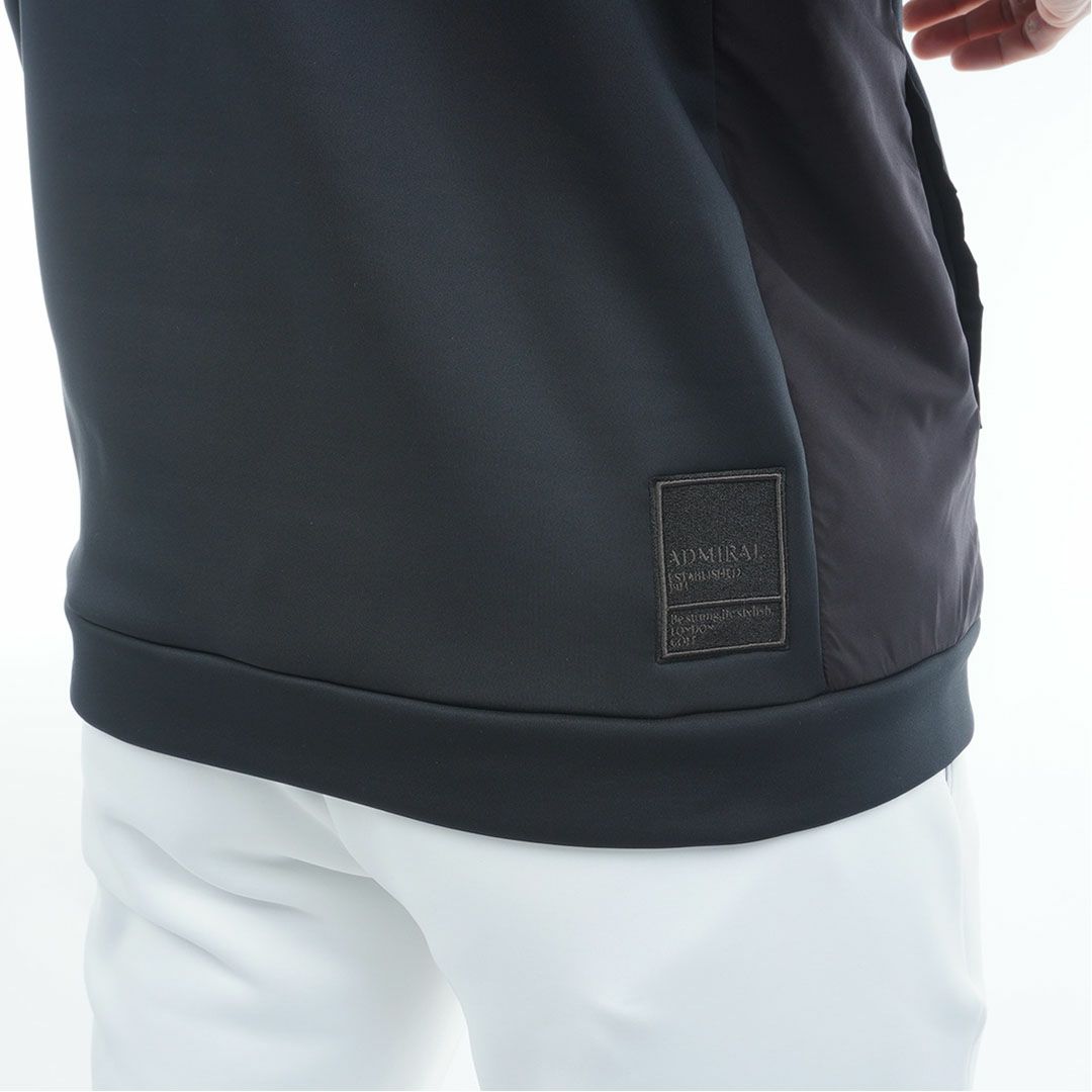 [アドミラル ゴルフ]メンズ ハイブリッド カルイシスウェット　ブラック