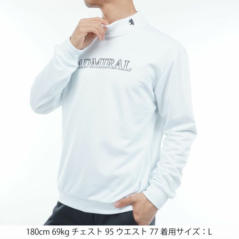 アドミラル ゴルフ]メンズ ホカタッチ モックネックスウェット