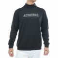 [アドミラル ゴルフ]メンズ ホカタッチ モックネックスウェット　ブラック
