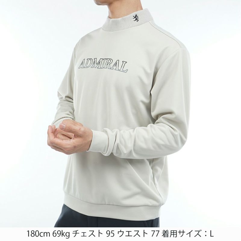 アドミラル ゴルフ Admiral GOLF メンズ メンズ ホカタッチ モックネックスウェット ADMA586 詳細10