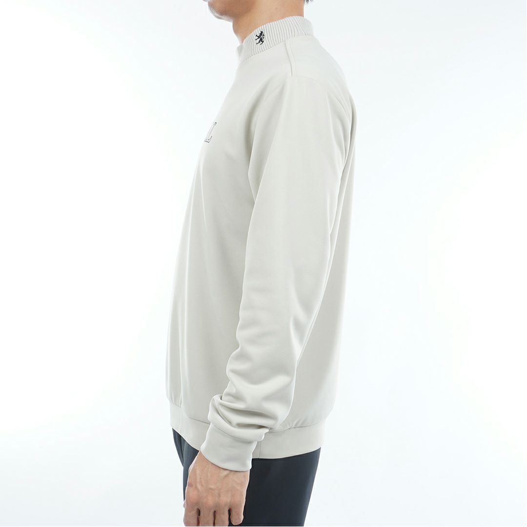 [アドミラル ゴルフ]メンズ ホカタッチ モックネックスウェット　サンドベージュ