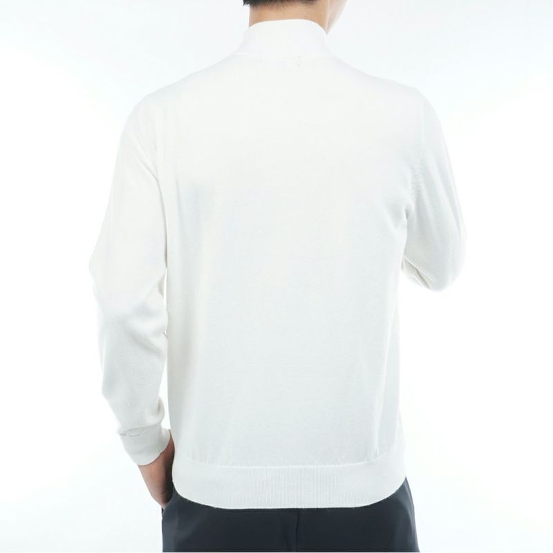 [アドミラル ゴルフ]メンズ ホカタッチ ハイネックセーター　ホワイト