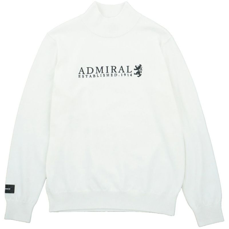 ロンt Admiral ホワイト アドミラル ゴルフ]メンズ ホカタッチ ハイネックセーター