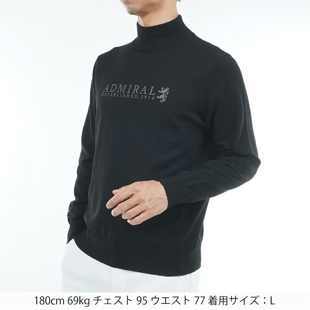 アドミラル ゴルフ Admiral GOLF メンズ メンズ ホカタッチ ハイネックセーター ADMA588 詳細6