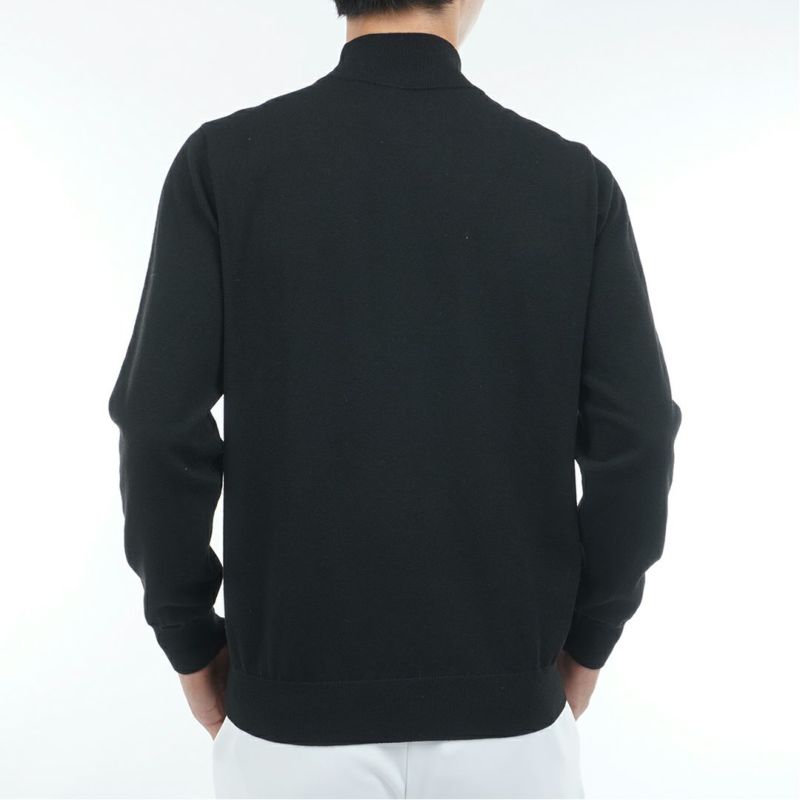 [アドミラル ゴルフ]メンズ ホカタッチ ハイネックセーター　ブラック