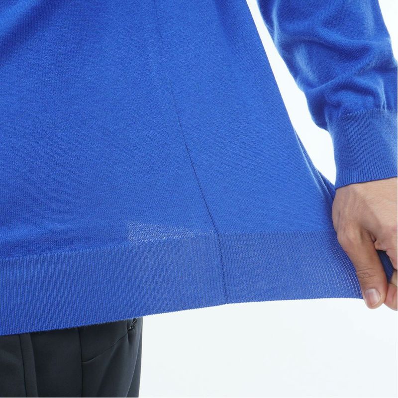 [アドミラル ゴルフ]メンズ ホカタッチ ハイネックセーター　ディープブルー