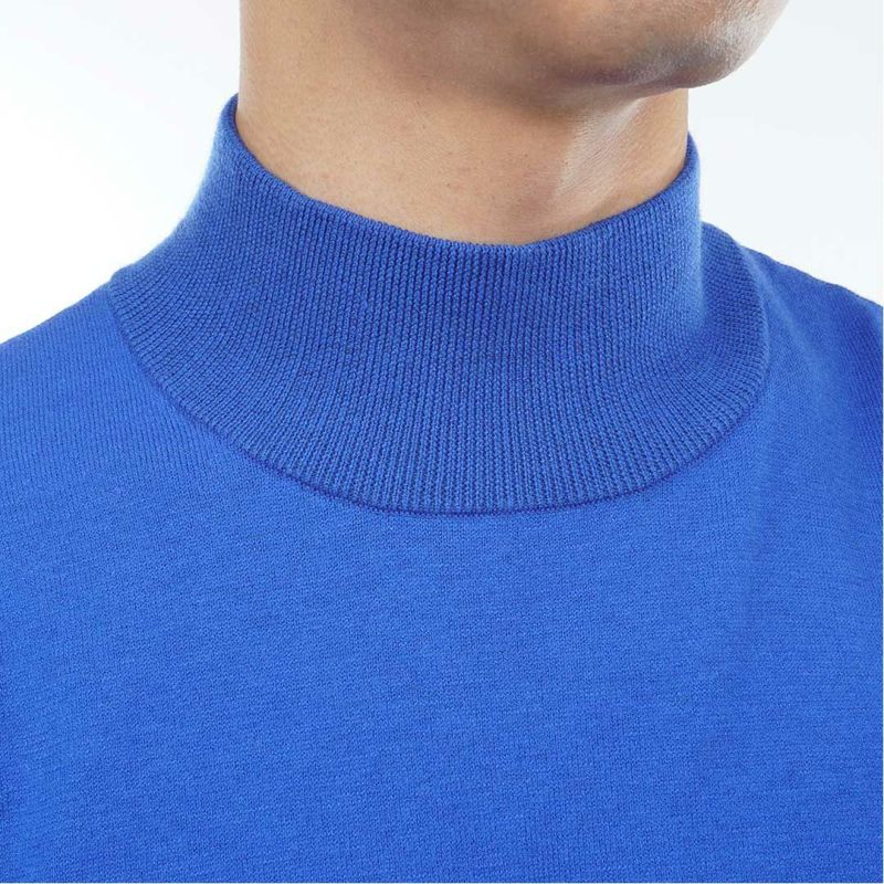 [アドミラル ゴルフ]メンズ ホカタッチ ハイネックセーター　ディープブルー