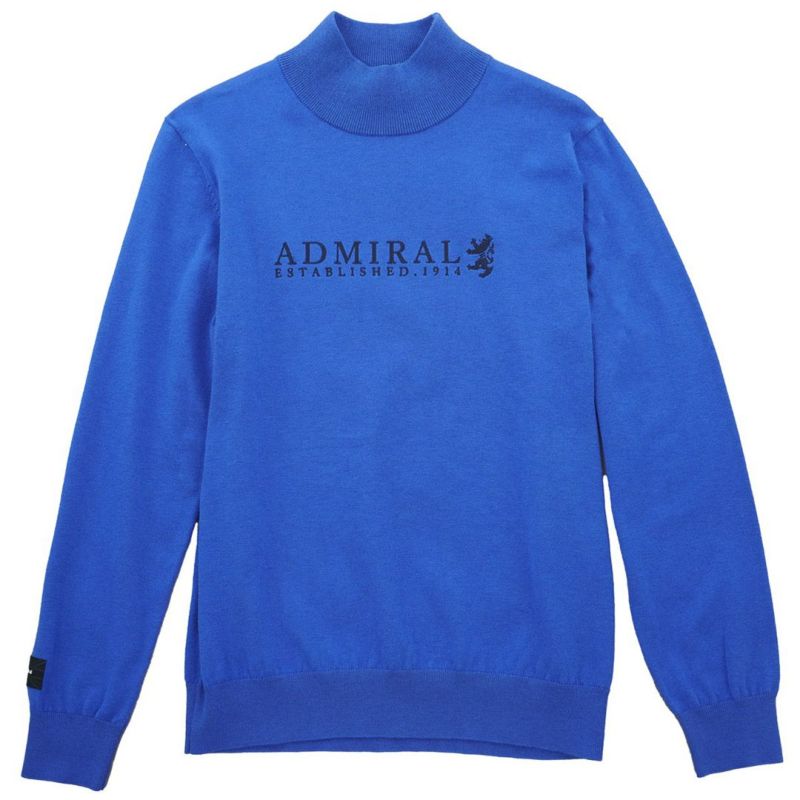 [アドミラル ゴルフ]メンズ ホカタッチ ハイネックセーター　ディープブルー