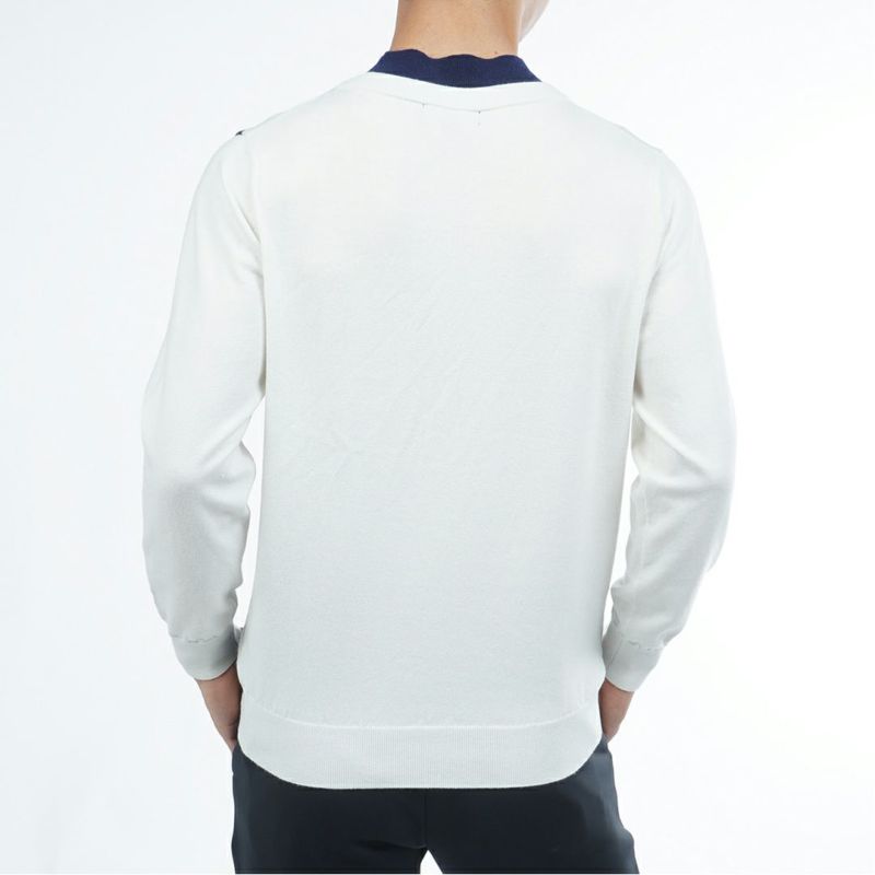 アドミラル ゴルフ Admiral GOLF メンズ メンズ ホカタッチ レイヤードモックネックセーター ADMA589 詳細3