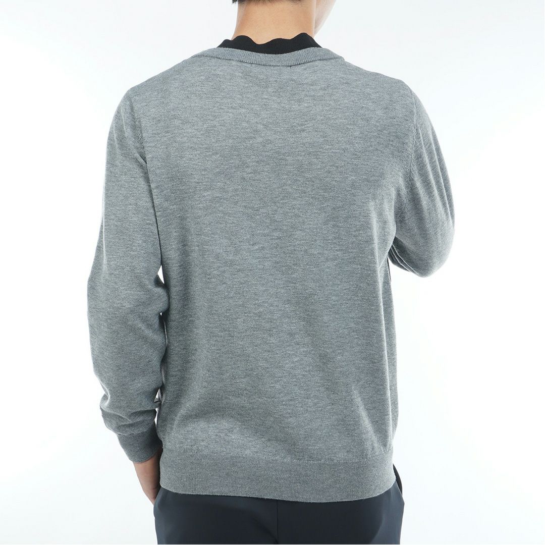 アドミラル ゴルフ Admiral GOLF メンズ メンズ ホカタッチ レイヤードモックネックセーター ADMA589 詳細12