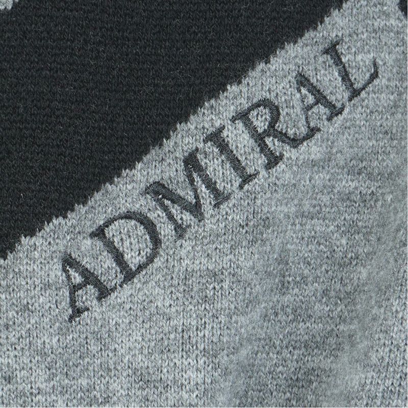 [アドミラル ゴルフ]メンズ ホカタッチ レイヤードモックネックセーター グレー