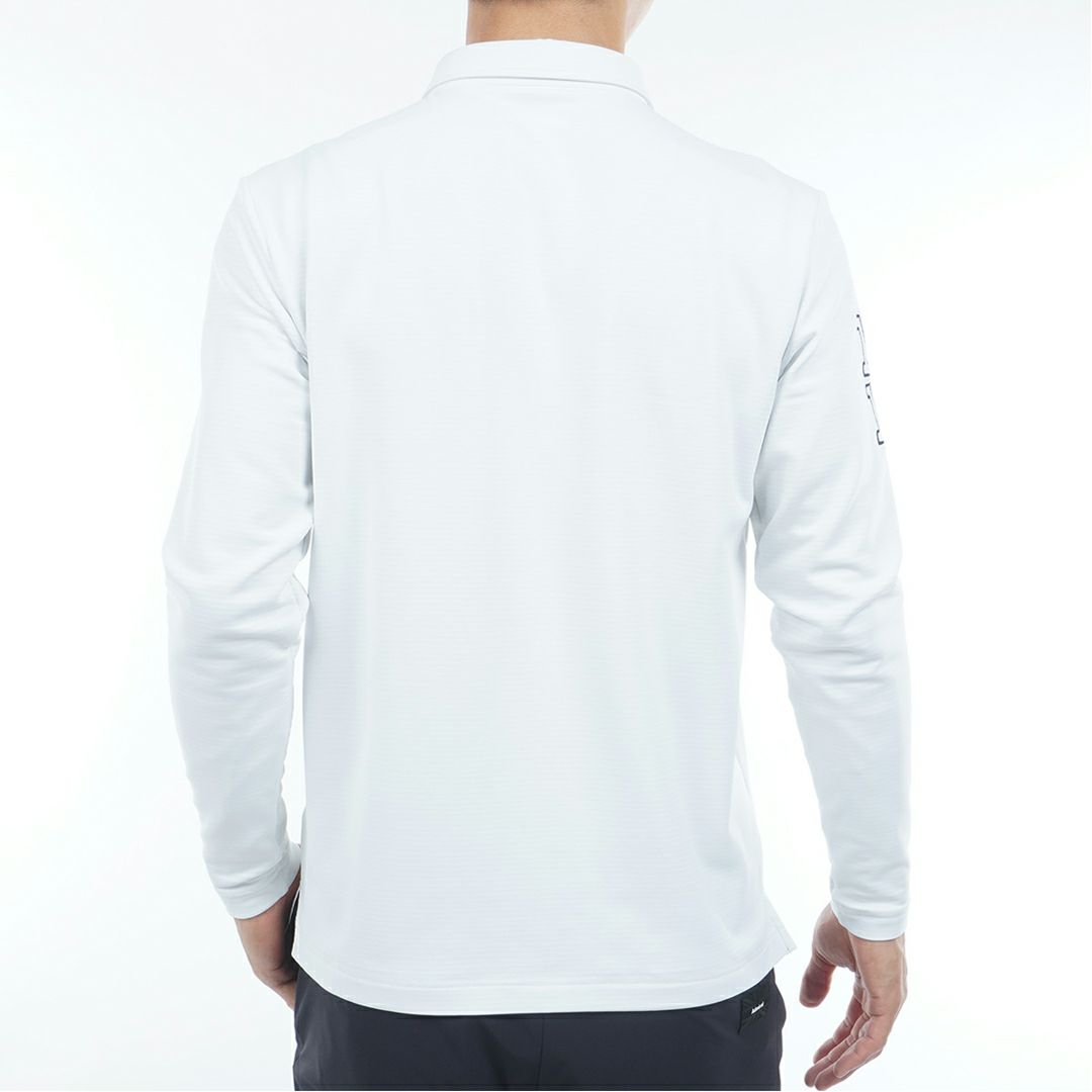 [アドミラル ゴルフ]メンズ 速ポカ フラッグシャツ　ホワイト