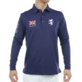 アドミラルゴルフ ポロシャツ ネイビー Mサイズ Admiral Golf アドミラル ゴルフ メンズ カラタッチ 台襟付き