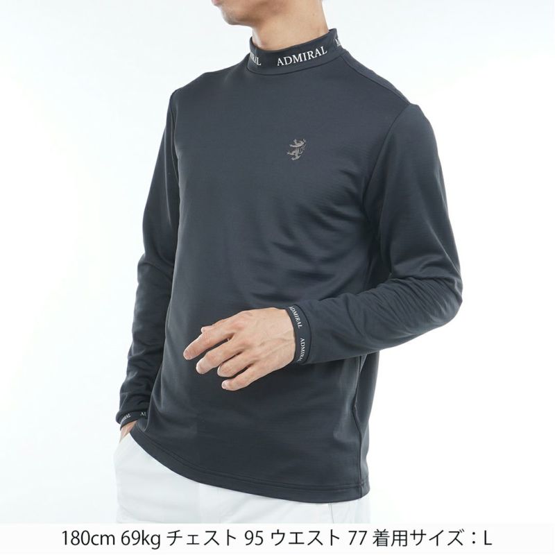 アドミラル ゴルフ Admiral GOLF メンズ メンズ 速ポカ 長袖モックネックシャツ ADMA591 詳細5