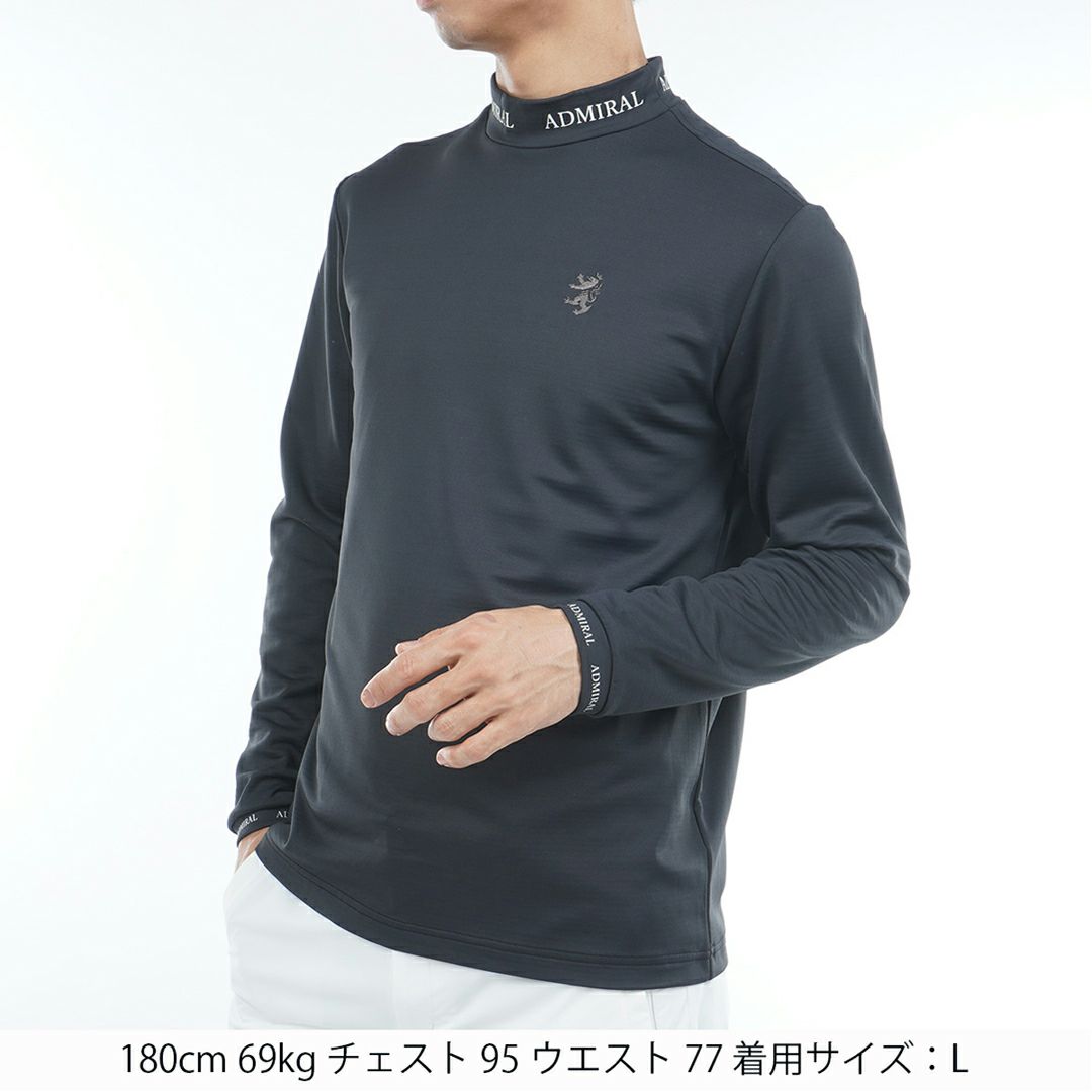 アドミラル ゴルフ Admiral GOLF メンズ メンズ 速ポカ 長袖モックネックシャツ ADMA591 詳細5