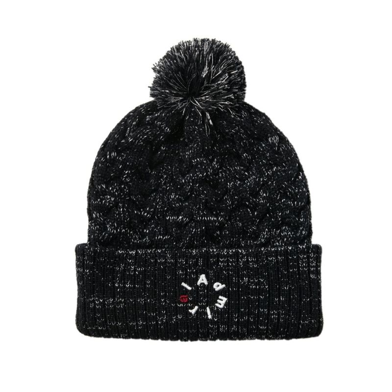 [アドミラル ゴルフ]レディース ビーニー サークルロゴレディース　ブラック