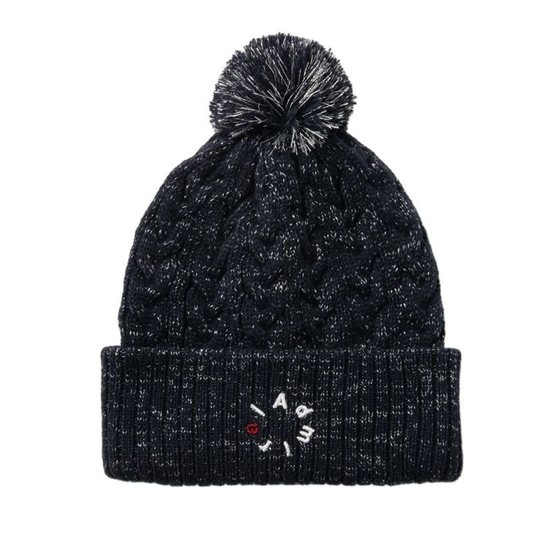 [アドミラル ゴルフ]レディース ビーニー サークルロゴレディース　ネイビー