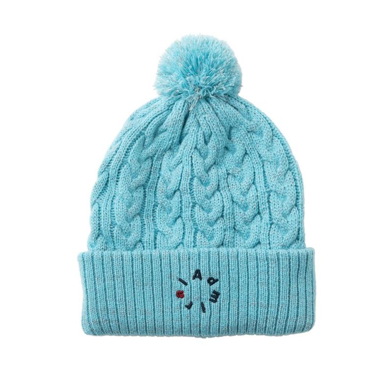 [アドミラル ゴルフ]レディース ビーニー サークルロゴレディース　アイスブルー