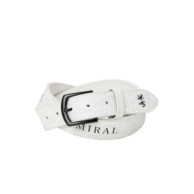 アドミラル ゴルフ Admiral GOLF メンズ レディース ユニセックス ベルト ユニオンジャックロゴプリント ADMB5BV3 詳細1