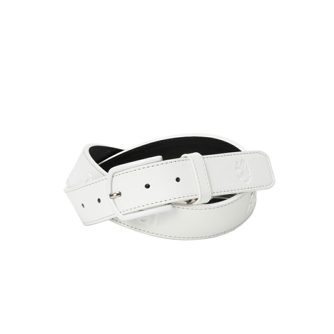 [アドミラル ゴルフ]ベルトパターンロゴ　ホワイト