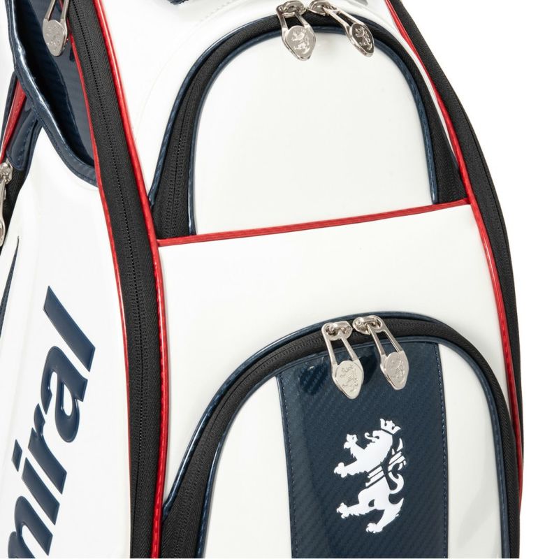 AdmiralGOLF ユニセックス メンズ レディース カートキャディバッグプロスポーツ トリコロール