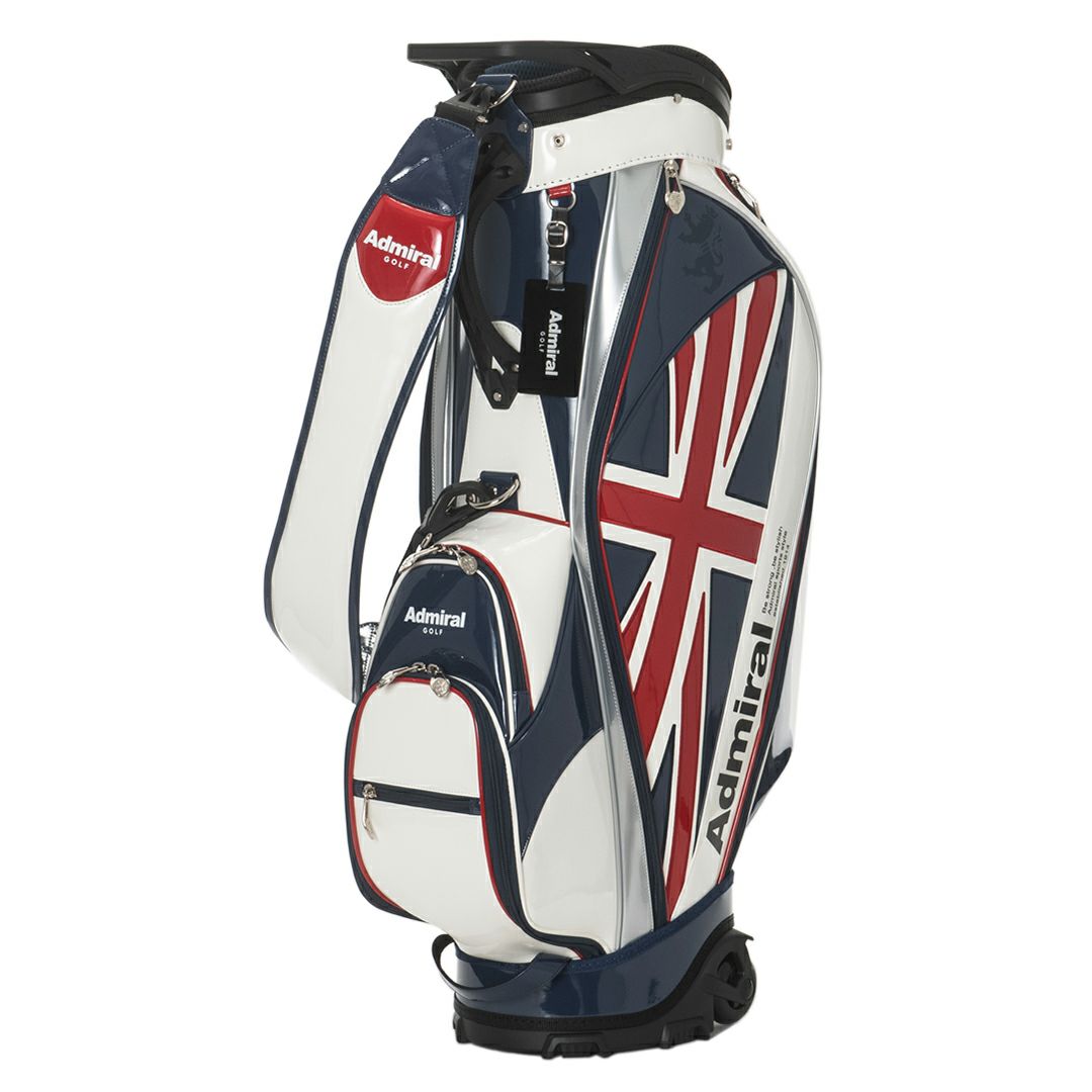 Admiral GOLF メンズ レディース ユニセックス キャディバッグ トリコロール