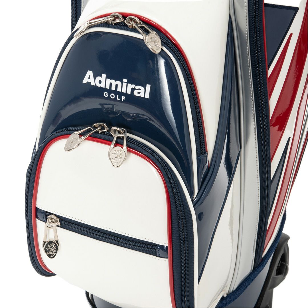 Admiral GOLF メンズ レディース ユニセックス キャディバッグ トリコロール