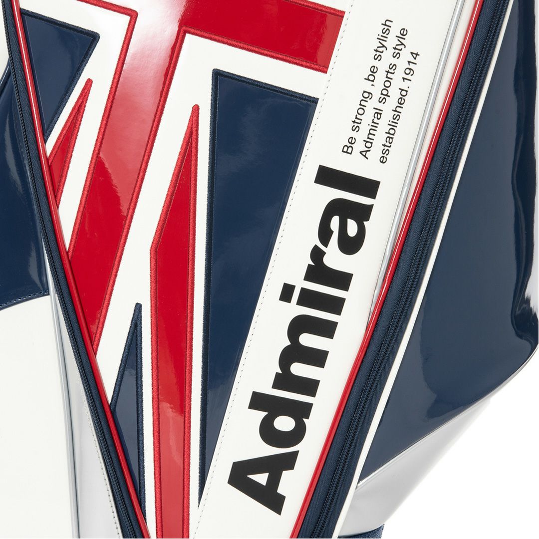 Admiral GOLF メンズ レディース ユニセックス キャディバッグ トリコロール