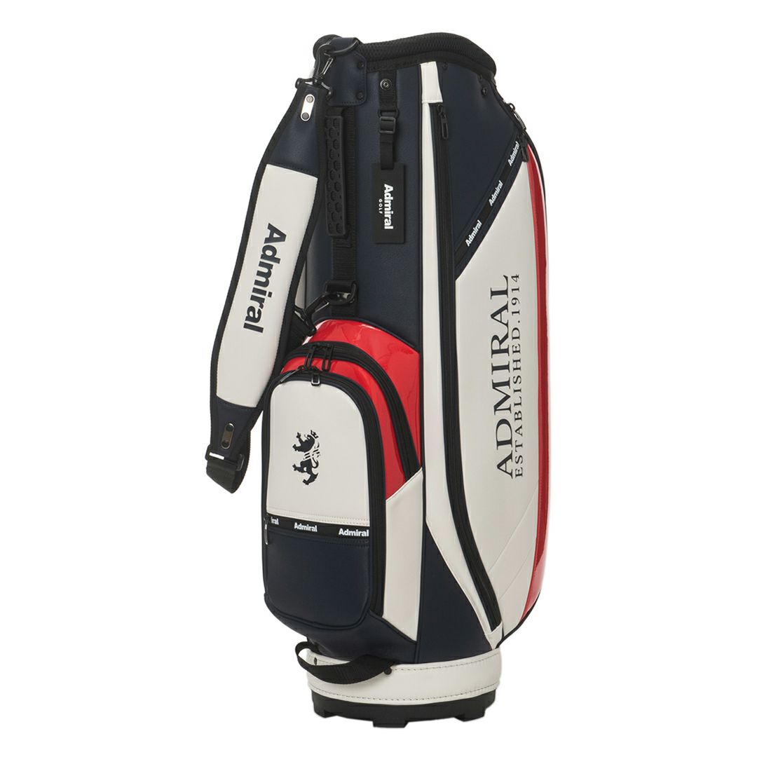 [アドミラル ゴルフ]カートキャディバッグトラッド　トリコロール