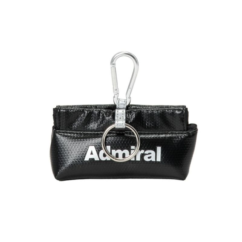 AdmiralGOLF ユニセックス メンズ レディース ボールポーチ ブラック