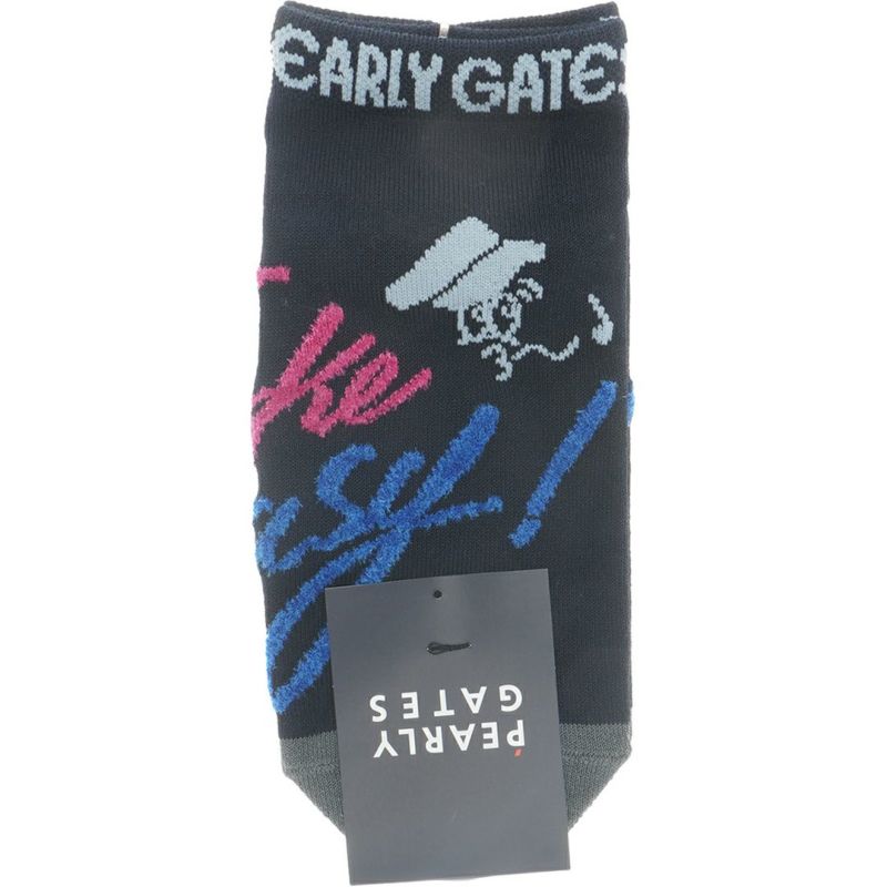 パーリーゲイツ PEARLY GATES メンズ Take it Easy & BALLくんアンクルソックス (MENS PAMG56GF 詳細2