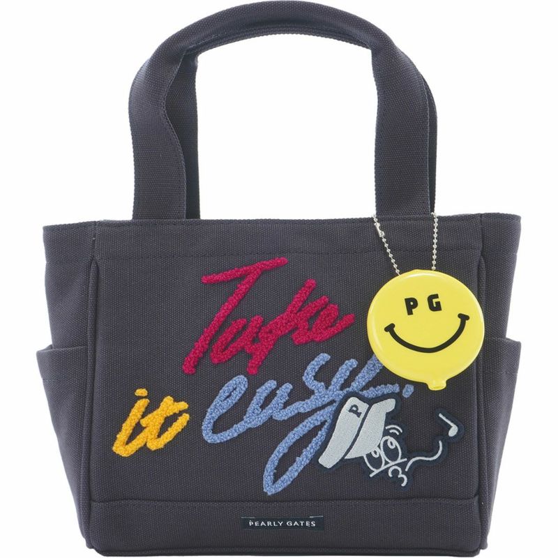 パーリーゲイツ PEARLY GATES レディース Take it Easy & BALLくん帆布カートバッグ (UNISEX) PAMG566F 詳細1