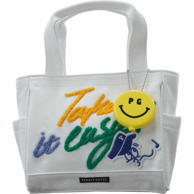 パーリーゲイツ PEARLY GATES レディース Take it Easy & BALLくん帆布カートバッグ (UNISEX) PAMG566F 詳細2