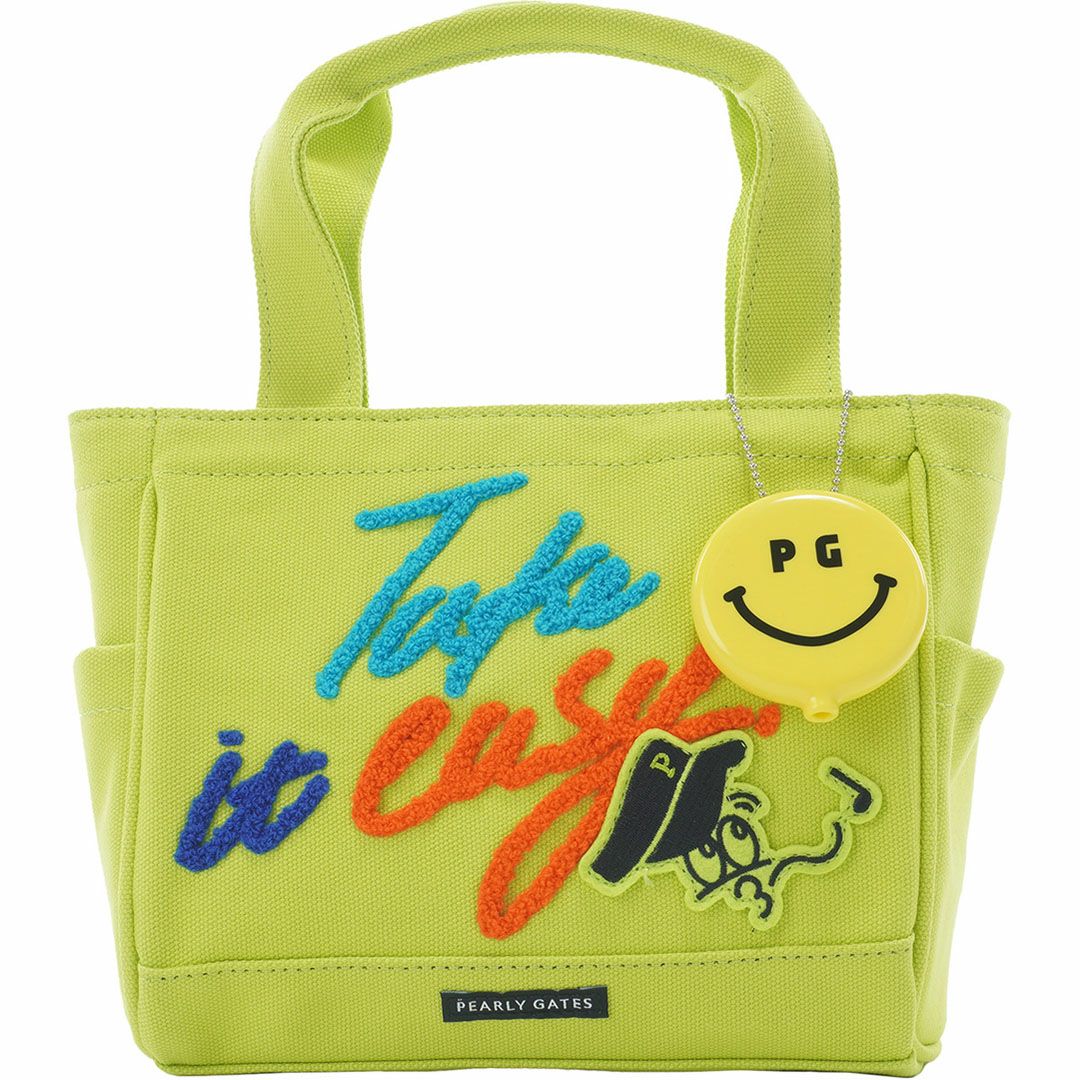 パーリーゲイツ PEARLY GATES レディース Take it Easy & BALLくん帆布カートバッグ (UNISEX) PAMG566F 詳細3