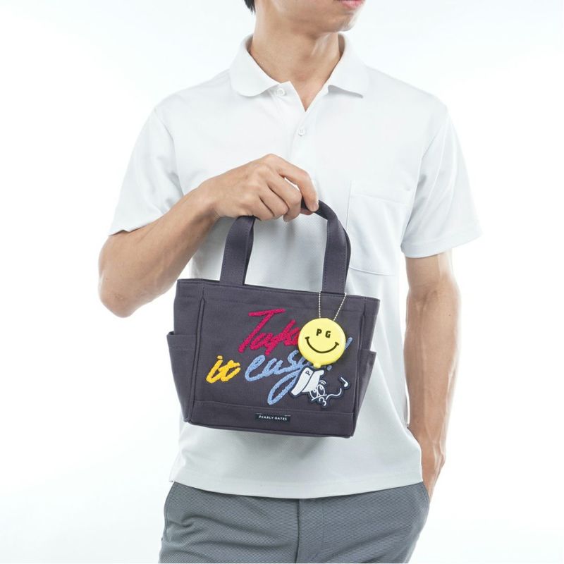 パーリーゲイツ PEARLY GATES レディース Take it Easy & BALLくん帆布カートバッグ (UNISEX) PAMG566F 詳細7