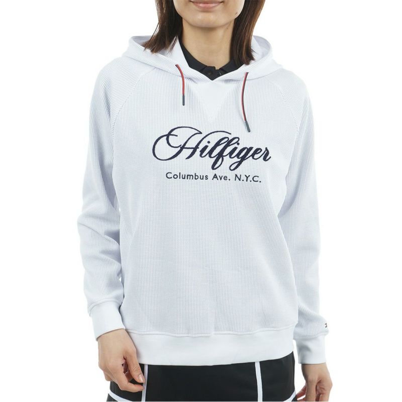 TOMMY HILFIGER GOLF レディース スウェットパーカー ホワイト