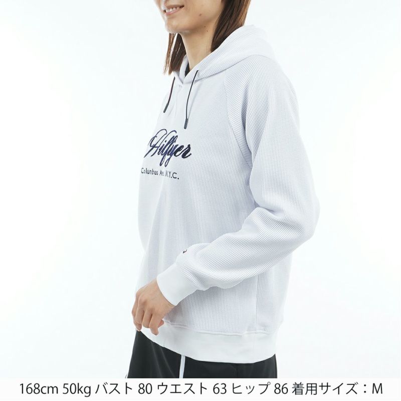 TOMMY HILFIGER GOLF レディース スウェットパーカー ホワイト