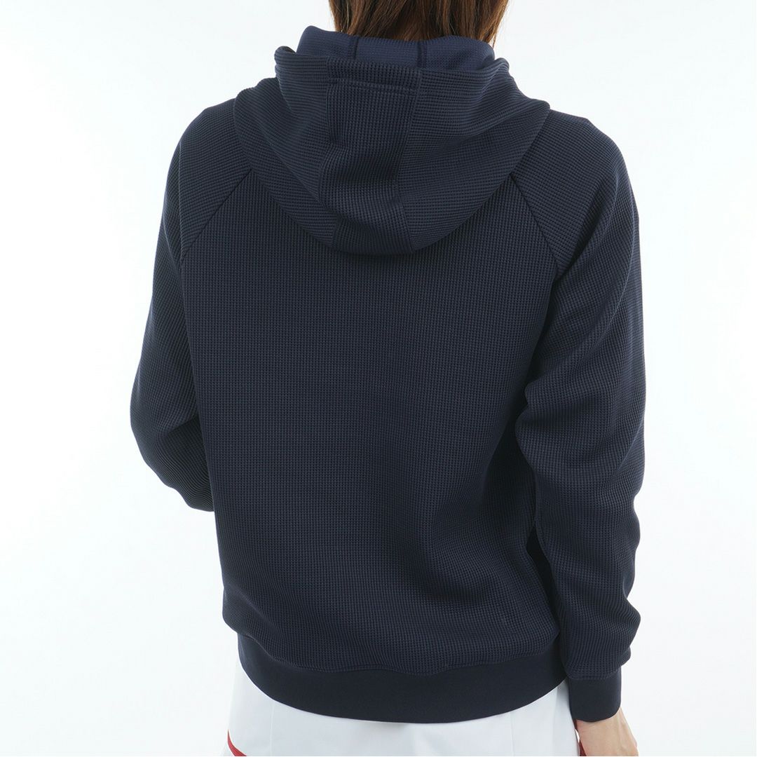 トミー ヒルフィガー ゴルフ Tommy Hilfiger Golf レディース レディース フロントロゴ ワッフルスウェットフーディー THLA550 詳細6