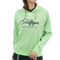 TOMMY HILFIGER GOLF レディース スウェットパーカー ライトグリーン