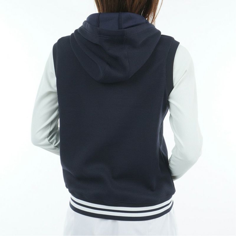 トミー ヒルフィガー ゴルフ Tommy Hilfiger Golf レディース レディース ワッフル スウェットフーディーベスト THLA551 詳細6