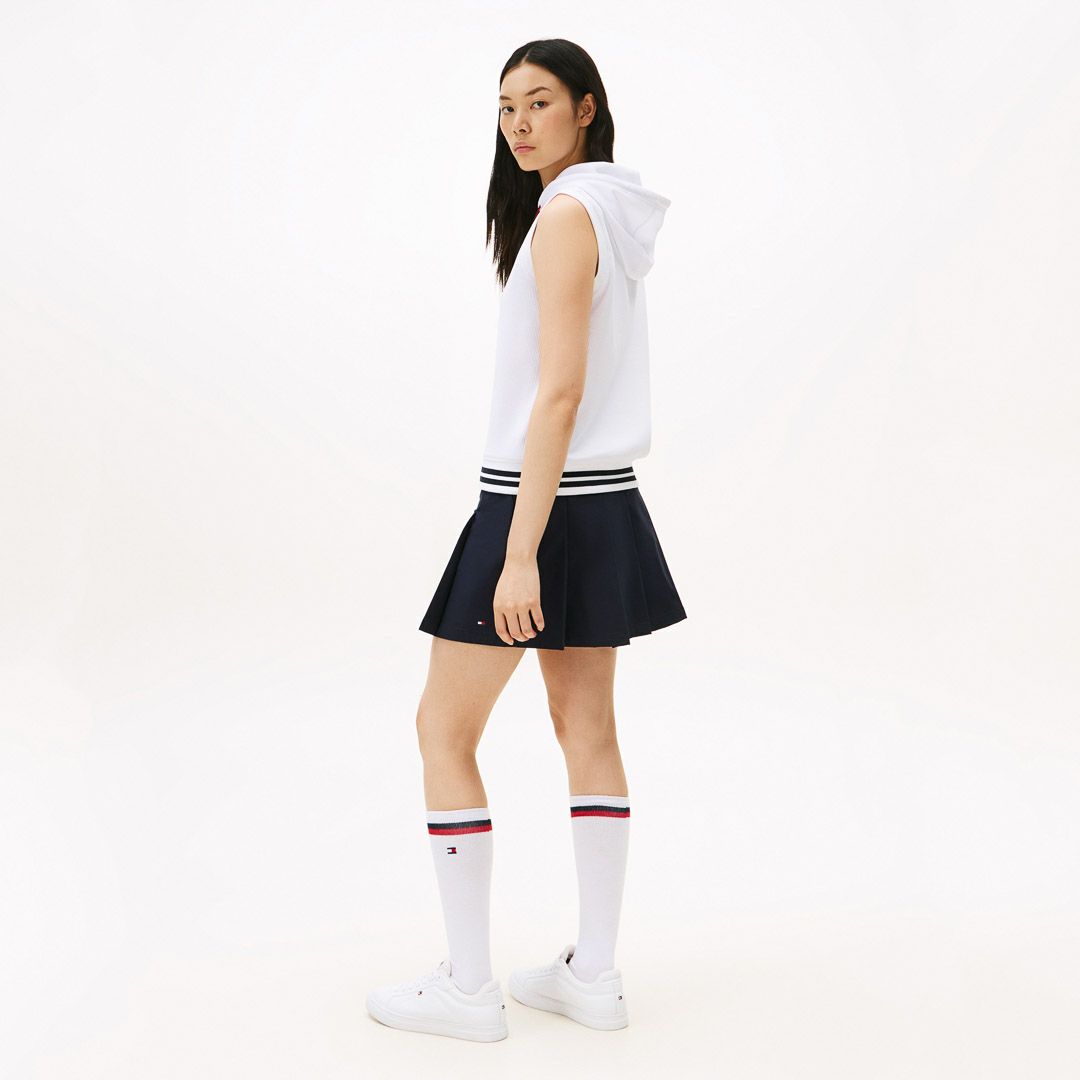 トミー ヒルフィガー ゴルフ Tommy Hilfiger Golf レディース レディース ワッフル スウェットフーディーベスト THLA551 詳細17