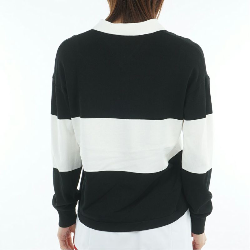 トミー ヒルフィガー ゴルフ Tommy Hilfiger Golf レディース レディース ラガー長袖 ニットシャツ THLA553 詳細3