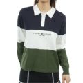 トミー ヒルフィガー ゴルフ Tommy Hilfiger Golf レディース レディース ラガー長袖 ニットシャツ THLA553 詳細4