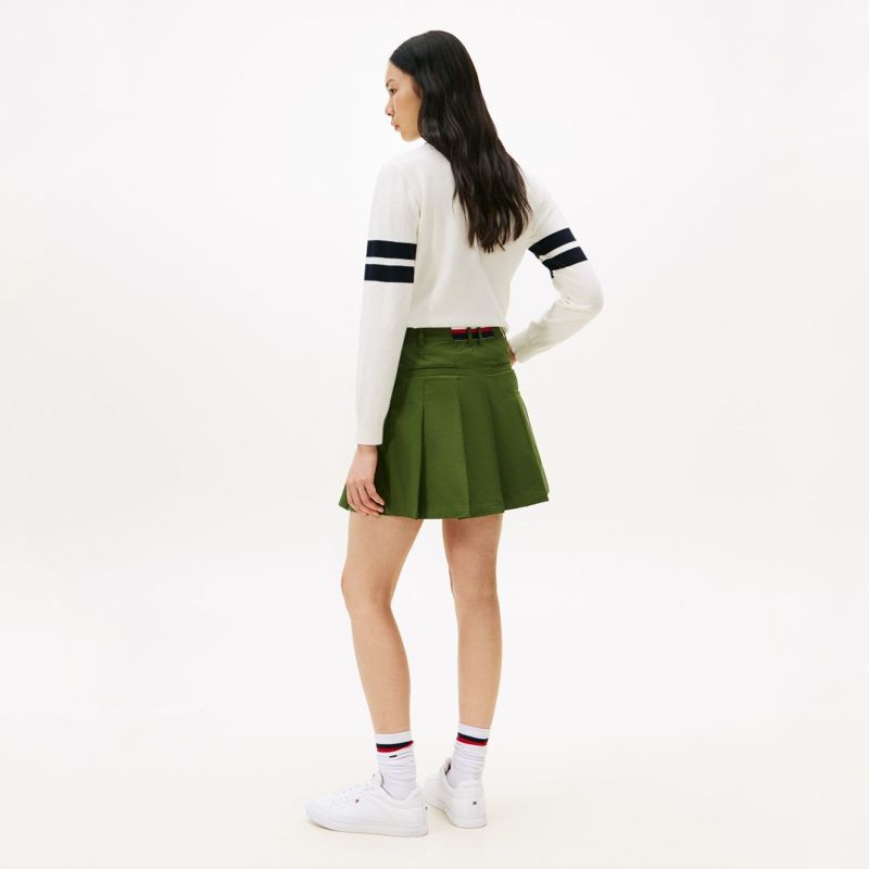 TOMMY HILFIGER GOLF レディース スカート オリーブ