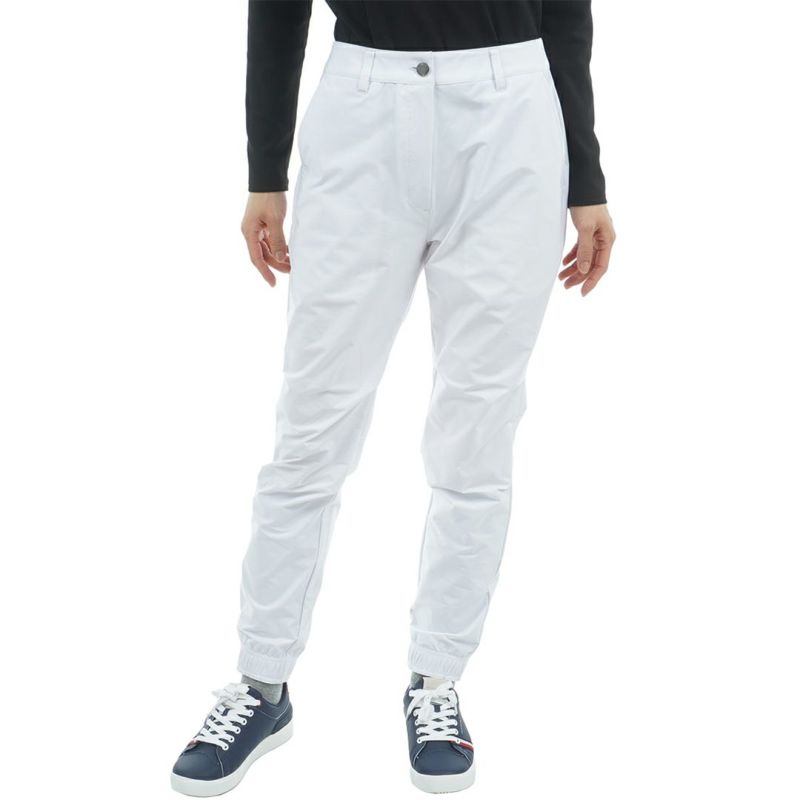 トミー ヒルフィガー ゴルフ Tommy Hilfiger Golf レディース レディース 裾ロゴゴム ロングパンツ THLA557 詳細1