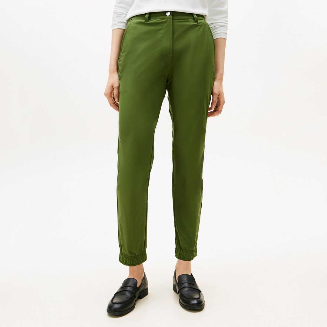 トミー ヒルフィガー ゴルフ Tommy Hilfiger Golf レディース レディース 裾ロゴゴム ロングパンツ THLA557 詳細26