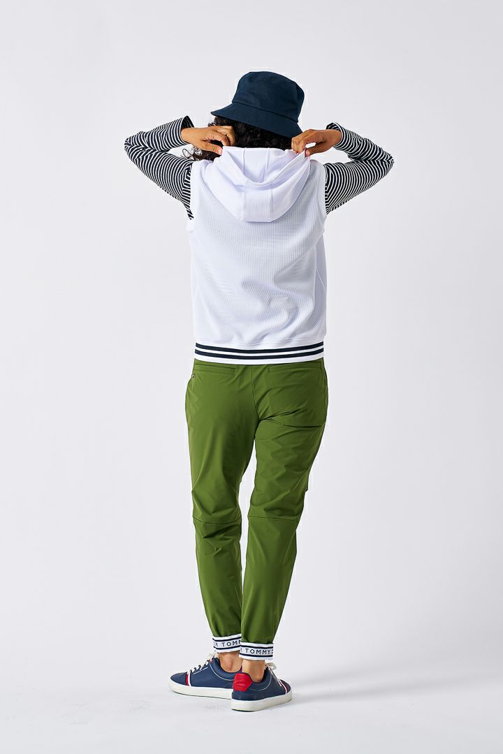 TOMMY HILFIGER GOLF レディース ロングパンツ モデル着用画像