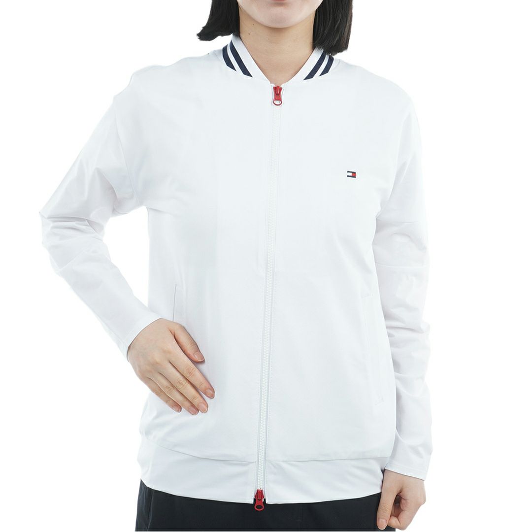 トミー ヒルフィガー ゴルフ Tommy Hilfiger Golf レディース レディース 袖エンボスロゴ スウェットジャケット THLA558 詳細1
