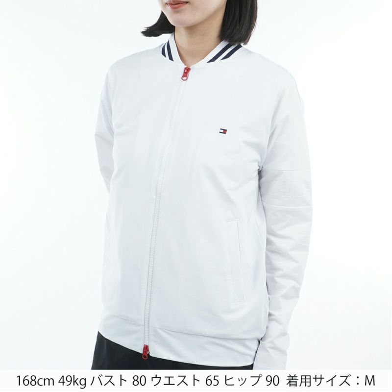 トミー ヒルフィガー ゴルフ Tommy Hilfiger Golf レディース レディース 袖エンボスロゴ スウェットジャケット THLA558 詳細2