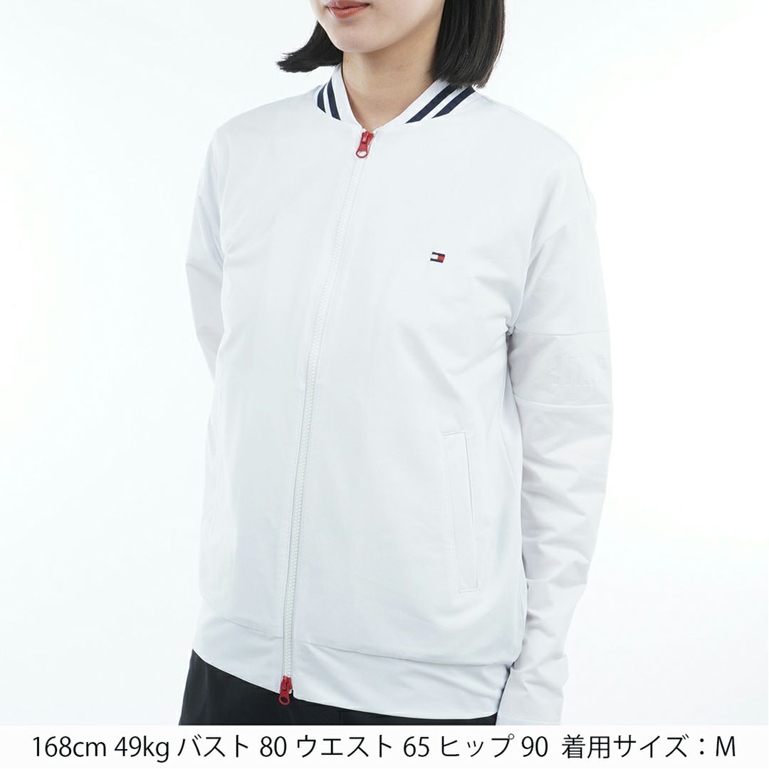 トミー ヒルフィガー ゴルフ Tommy Hilfiger Golf レディース レディース 袖エンボスロゴ スウェットジャケット THLA558 詳細2